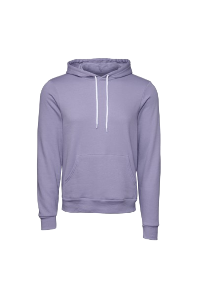 Unisex Sponge Fleece Pullover Hoodie - Dark Lavender