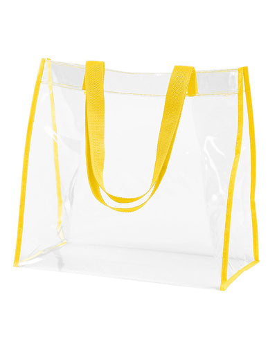 Clear PVC Tote - YELLOW