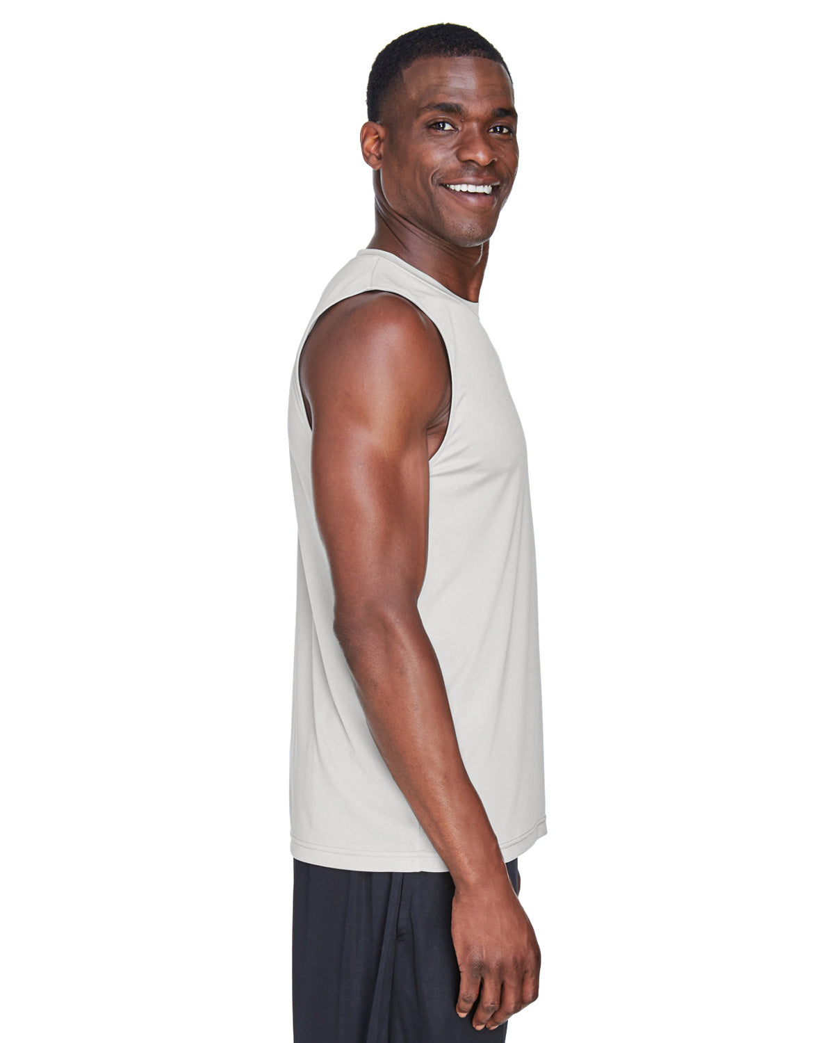 Men's Zone Performance Muscle T-Shirt - Sport Silver