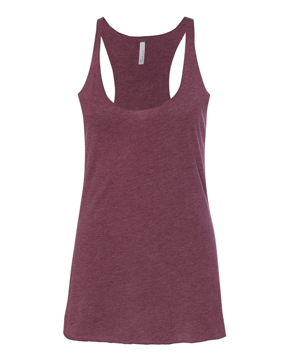Women's Triblend Racerback Tank - Maroon Triblend