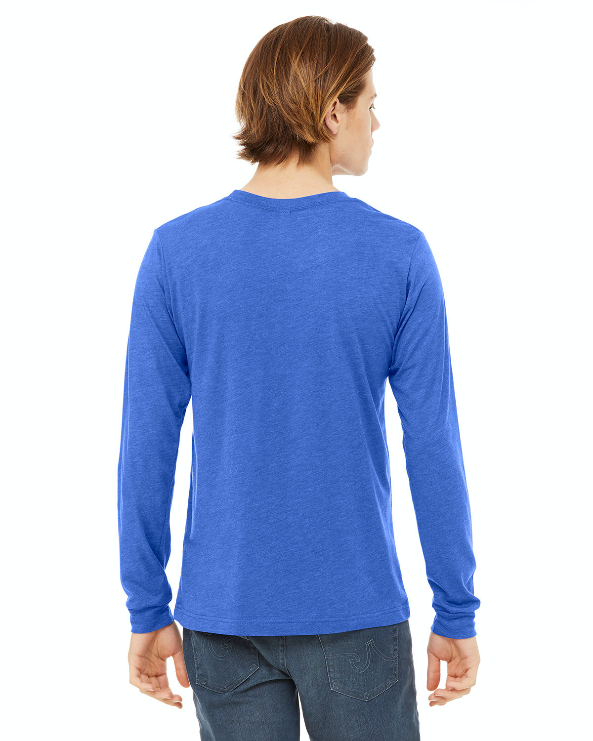 Unisex Jersey Long-Sleeve T-Shirt - True Royal Triblend