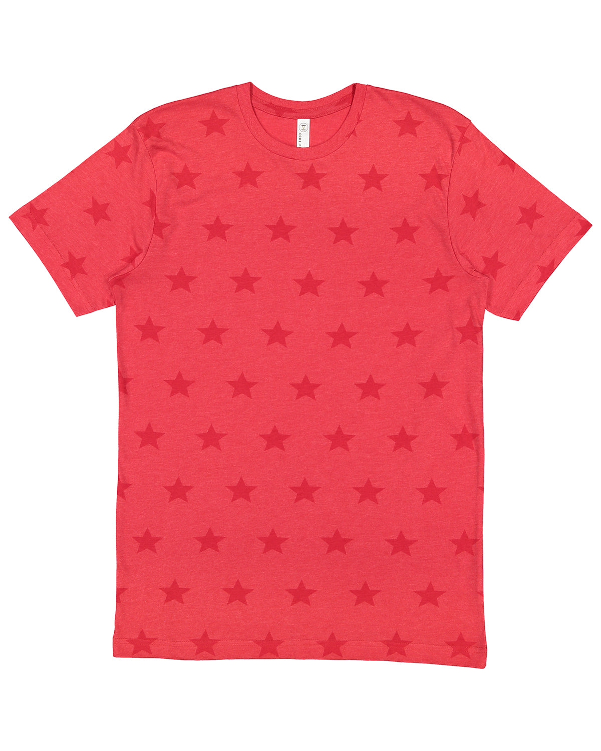 Unisex Star Print T-Shirt - Red Star