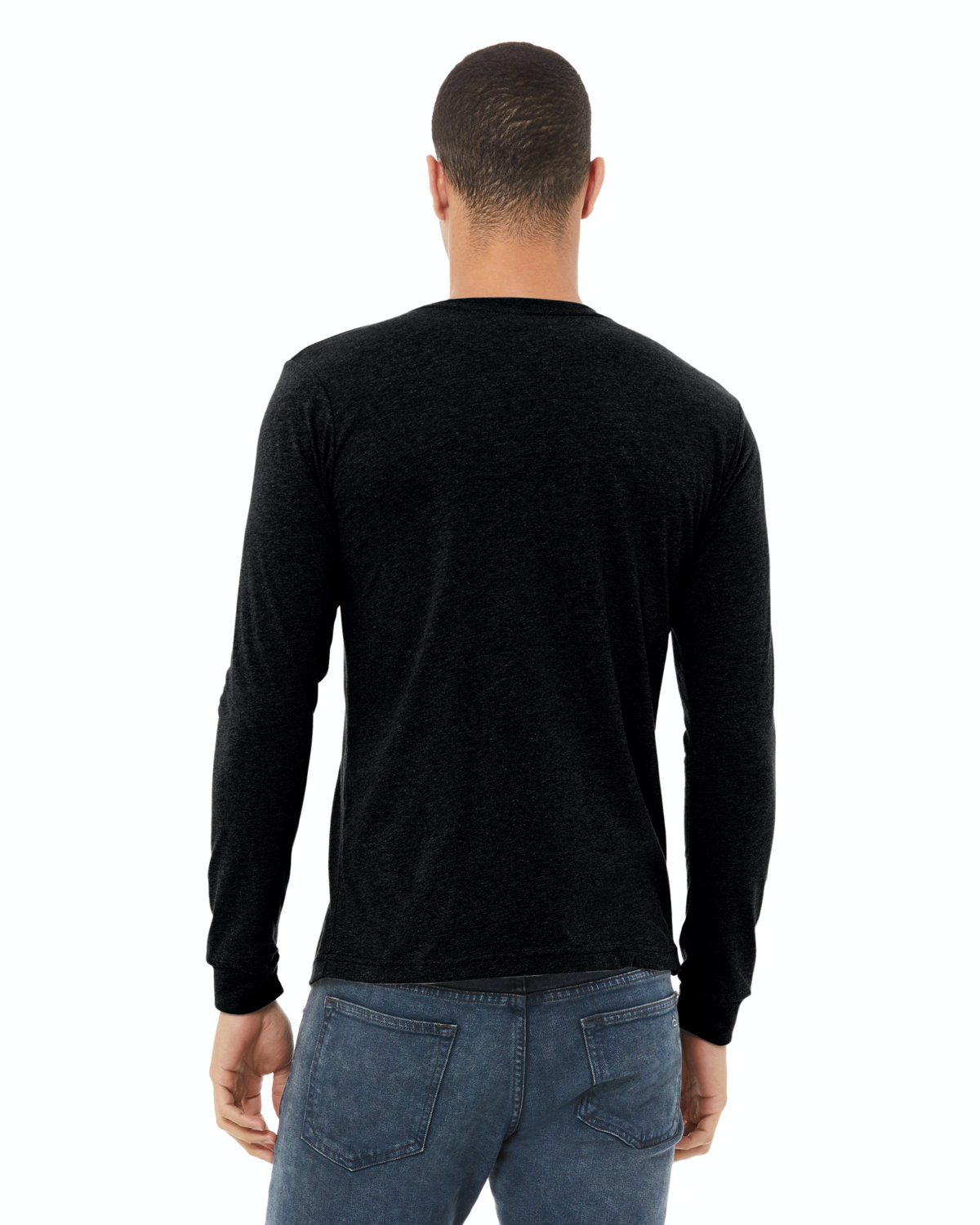 Unisex Jersey Long-Sleeve T-Shirt - Solid Black Blend