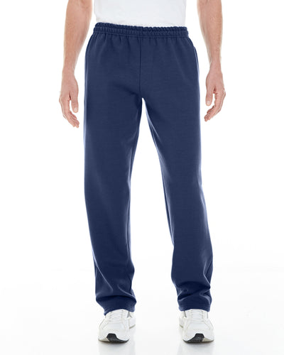 Unisex Heavy Blend™ Open-Bottom Sweatpants with Pockets - Navy