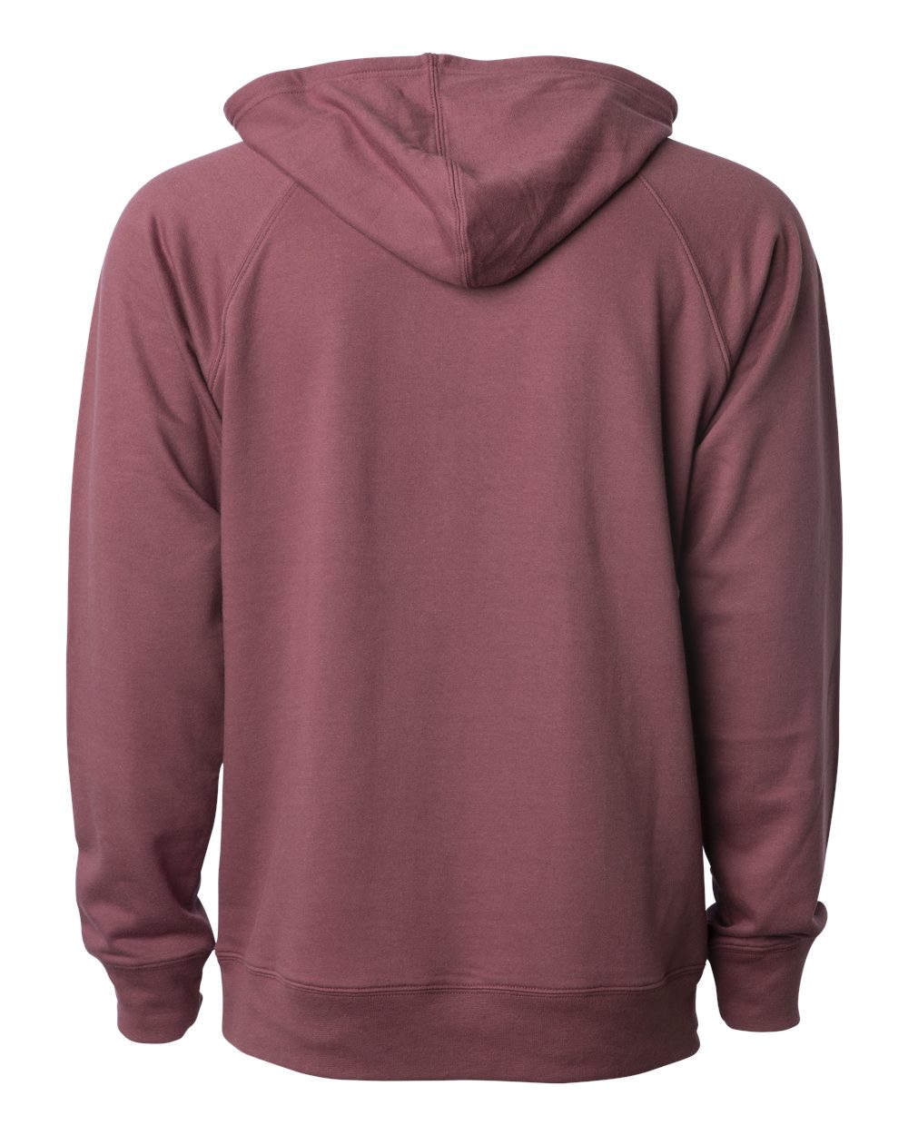 Unisex Lightweight Loopback Terry Hooded Pullover - Port