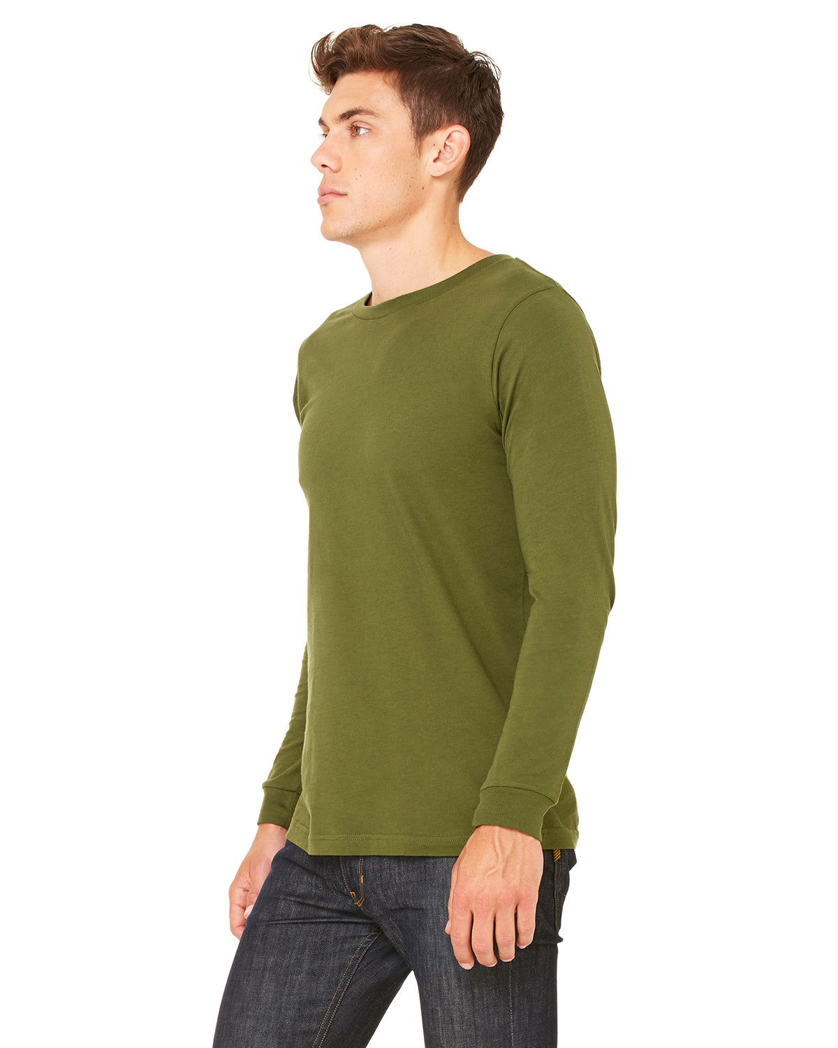 Unisex Jersey Long-Sleeve T-Shirt - Olive