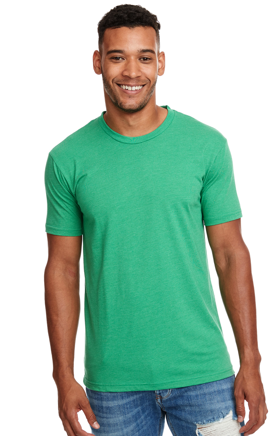 Unisex CVC Crewneck T-Shirt - Kelly Green