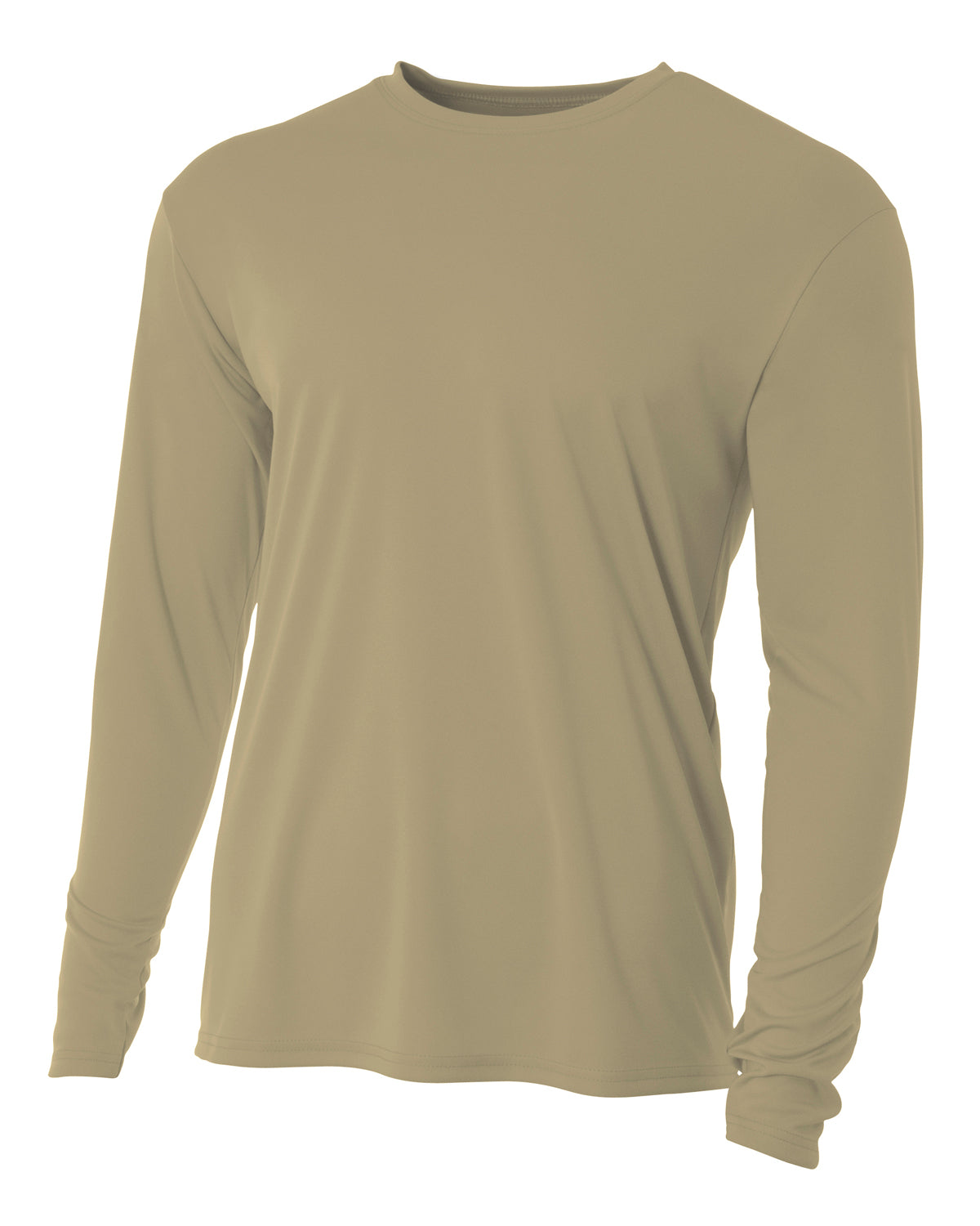 Men's Cooling Performance Long Sleeve T-Shirt - Sand