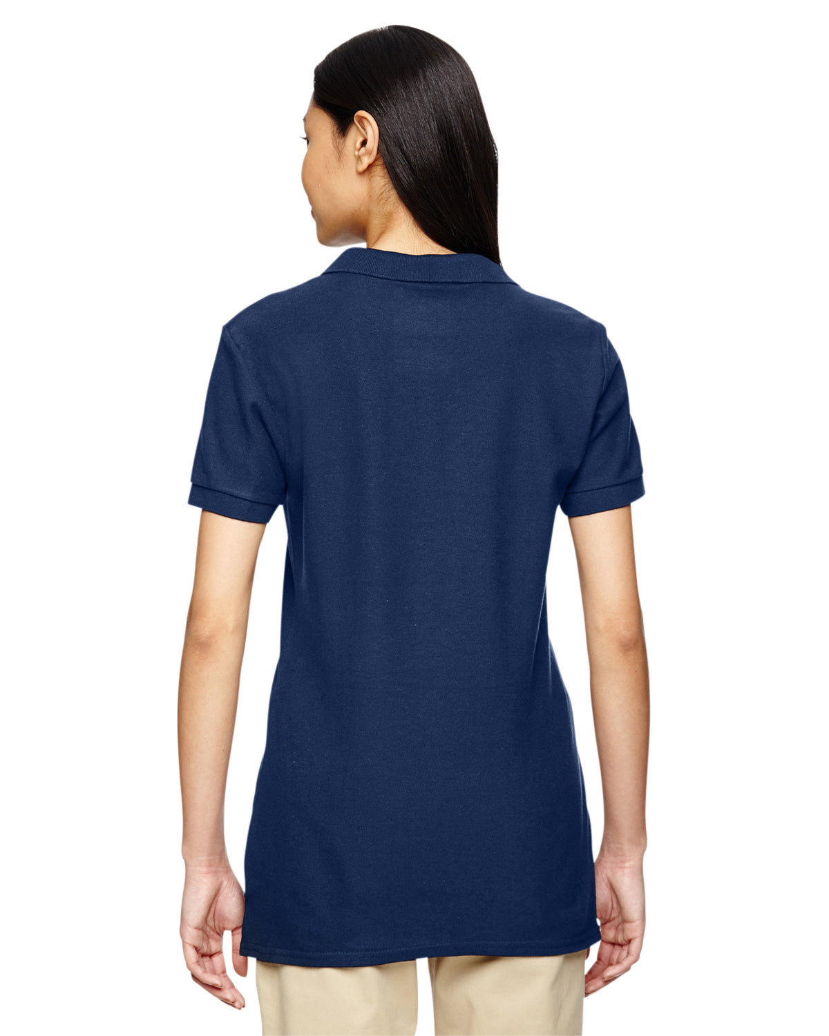 Women's Premium Cotton® Women's Double Piqué Polo - Navy