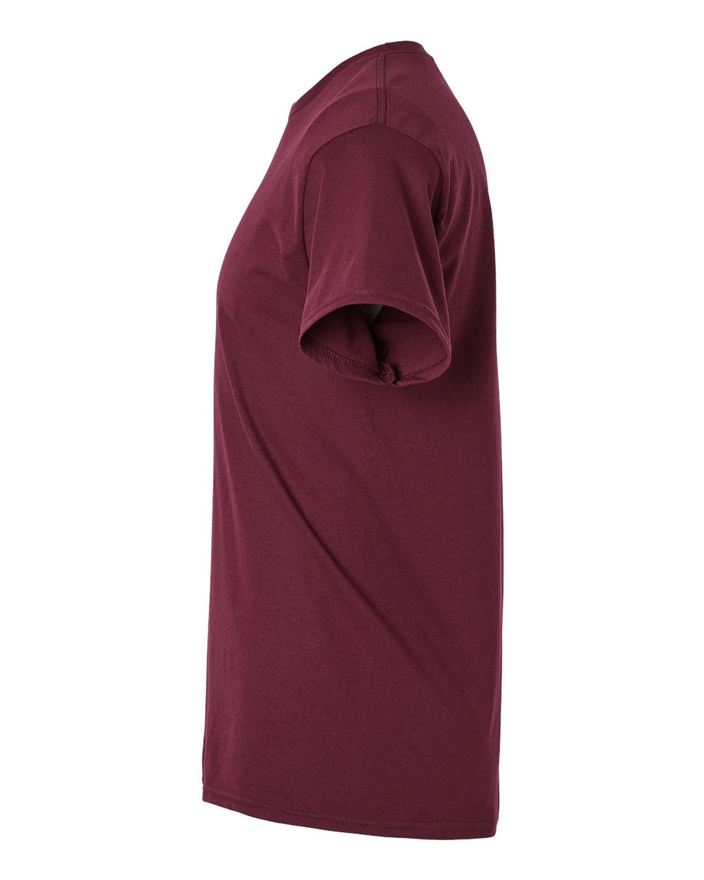 Light Cotton T-Shirt - Maroon