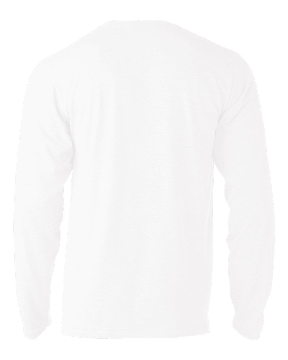 Unisex Poly-Rich Long Sleeve Tee - White