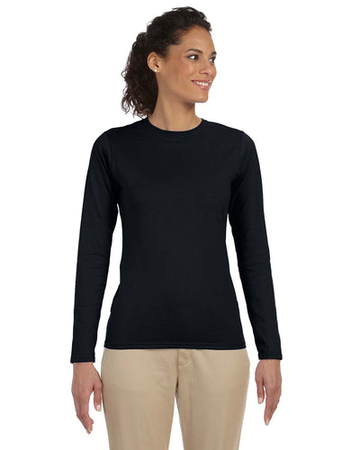Women's Softstyle® Long-Sleeve T-Shirt - Black