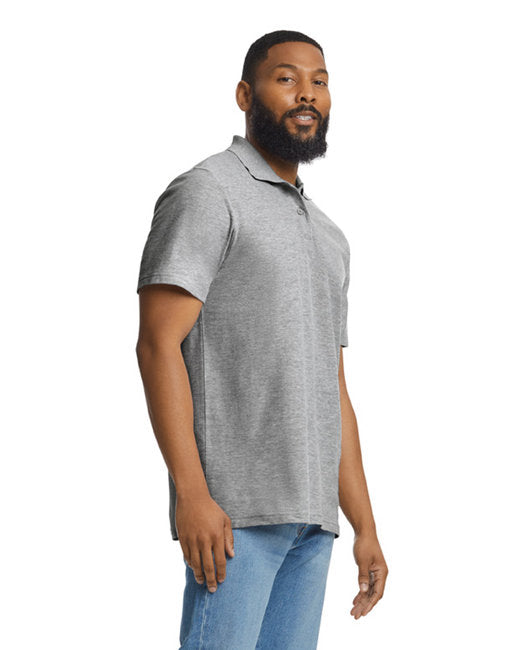 Softstyle Unisex Pique Polo - Sport Grey