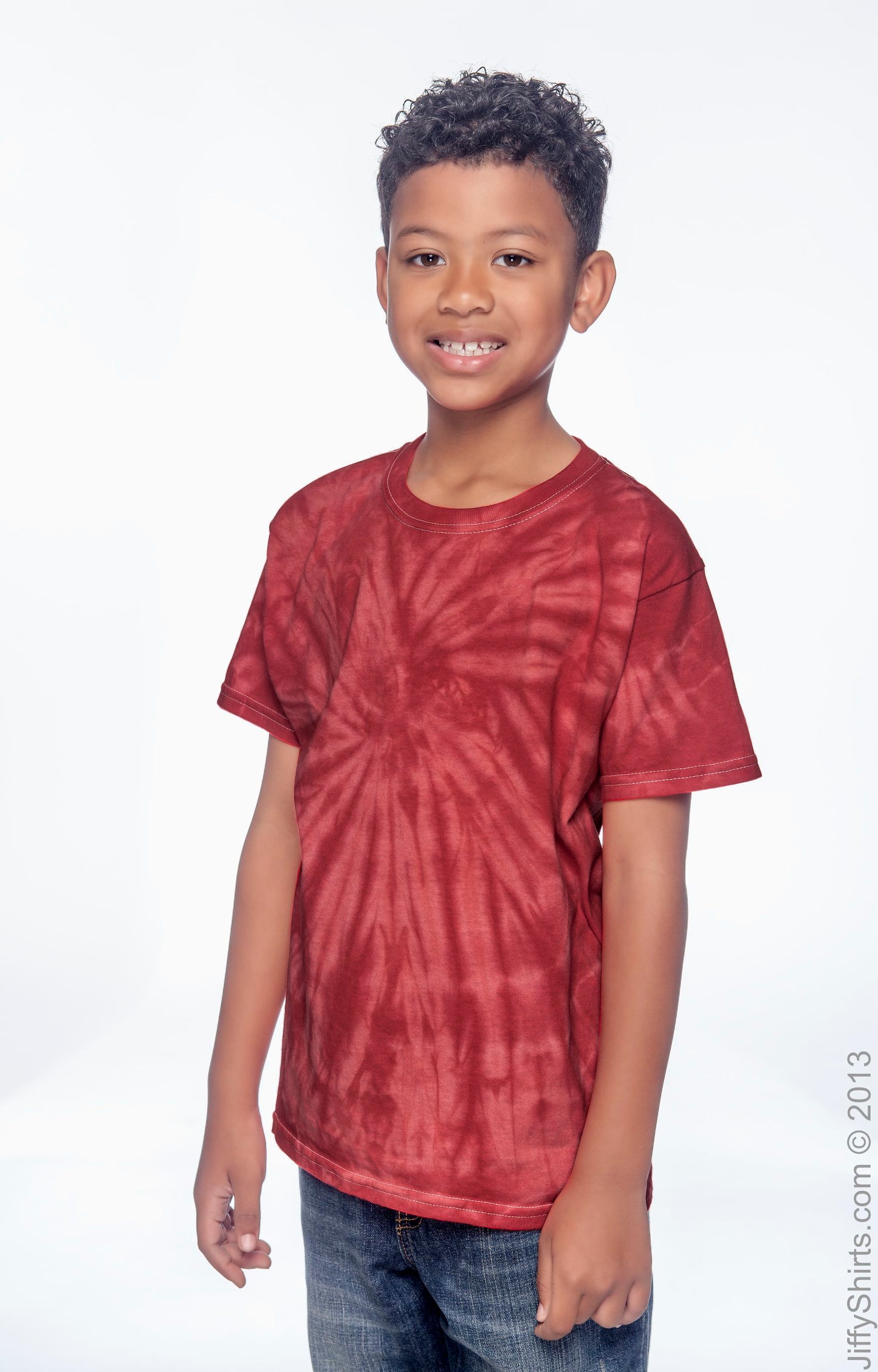 Youth 100% Cotton Spider T-Shirt - Spider Red