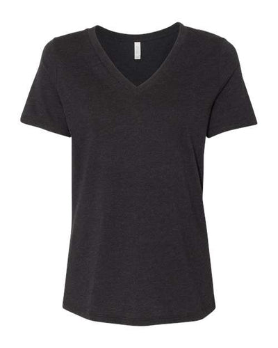 BELLA + CANVAS 6405CVC Black Heather — front