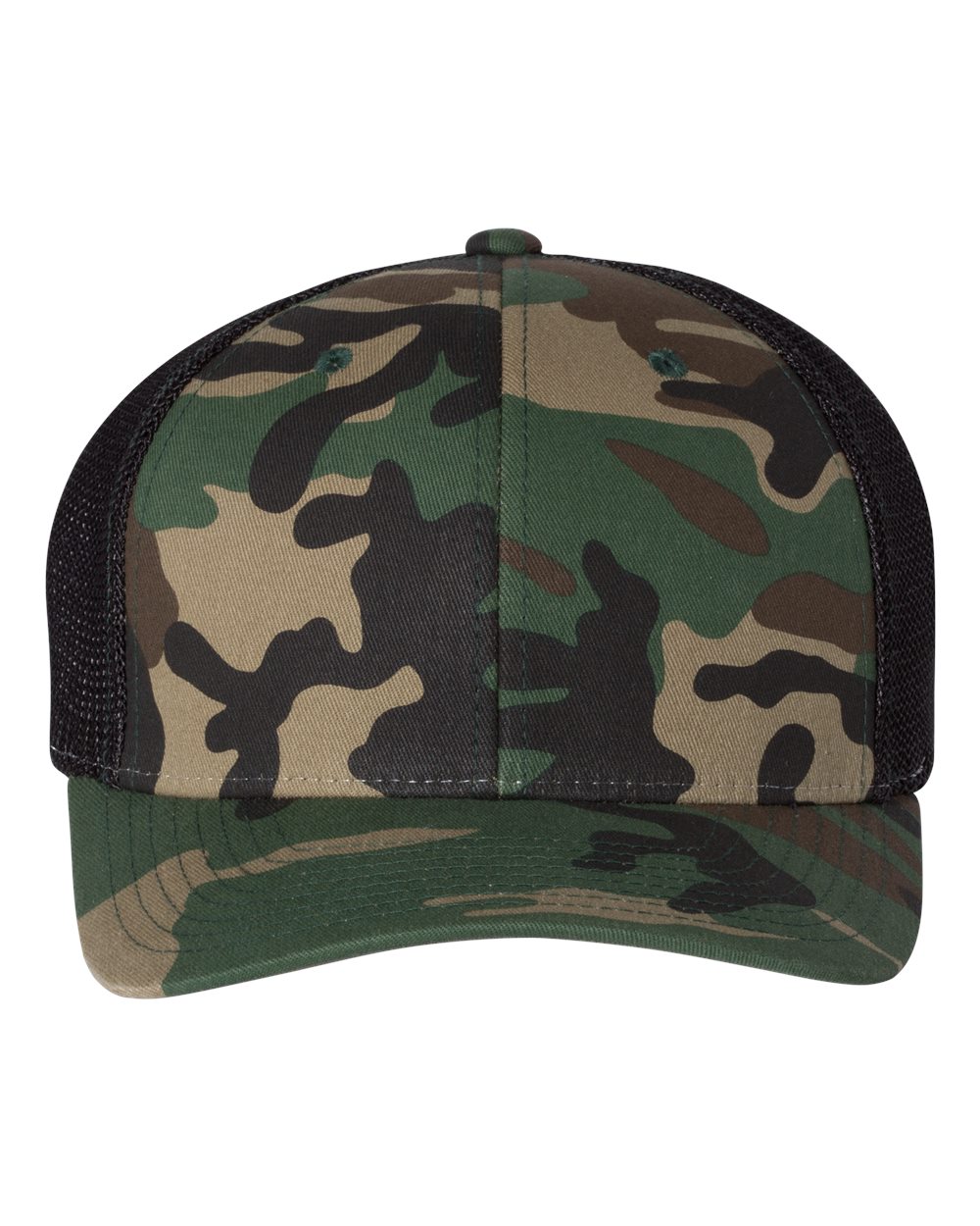 Fitted Trucker with R-Flex - Army Camo / Black