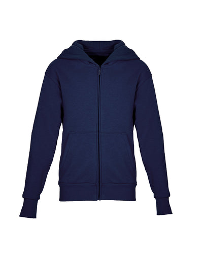 Youth Zip Hoodie - Midnight Navy