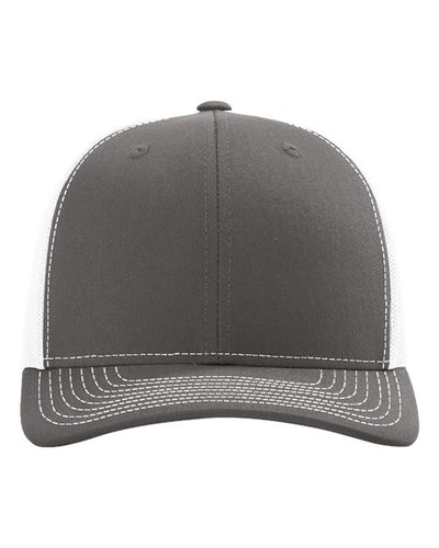 Richardson 112 Charcoal/ White — front