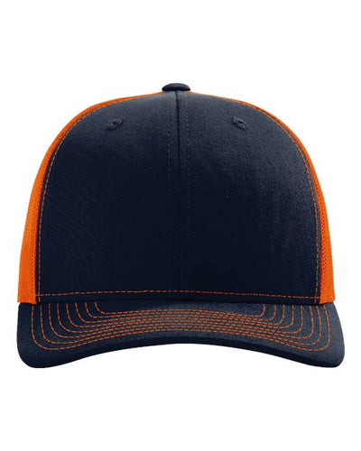 Richardson 112 Navy/ Orange — front