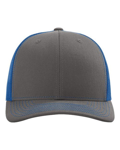 Richardson 112 Charcoal/ Royal — front
