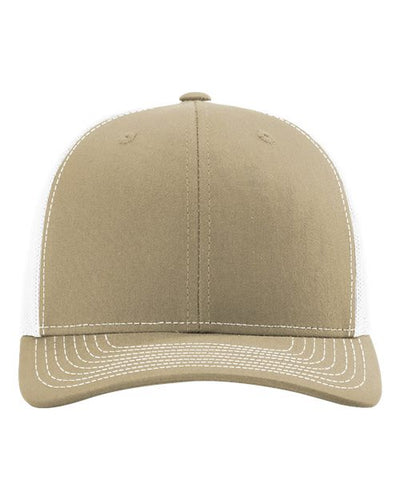 Richardson 112 Khaki/ White — front