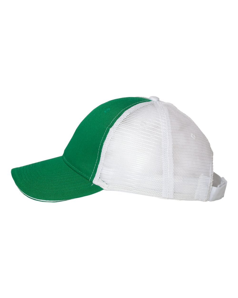 Sandwich Trucker Cap - Kelly / White