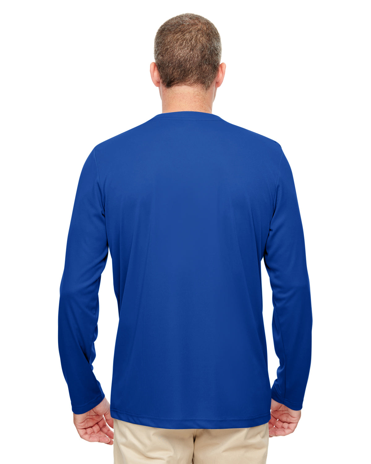 Men's Cool & Dry Performance Long-Sleeve Top - Royal