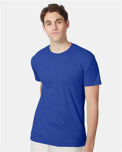 Hanes 42TB Royal Triblend — on model front