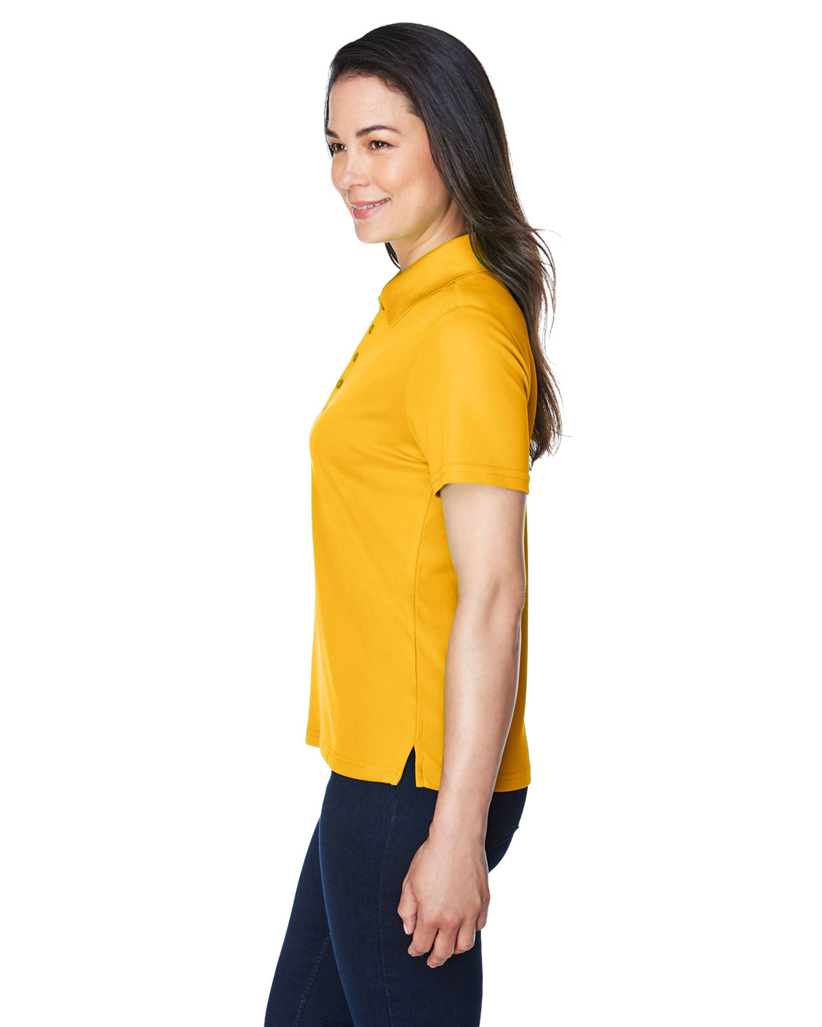 Women's Origin Performance Piqué Polo - Campus Gold