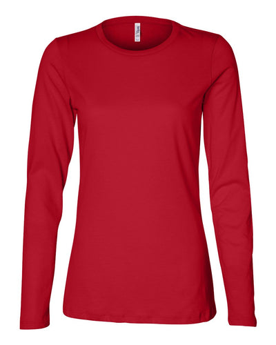Women's Relaxed Jersey Long-Sleeve T-Shirt - Red