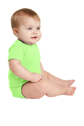 Infant Baby Rib Bodysuit - Key Lime