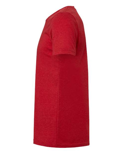 BELLA + CANVAS 3413 Solid Red Triblend — direct side