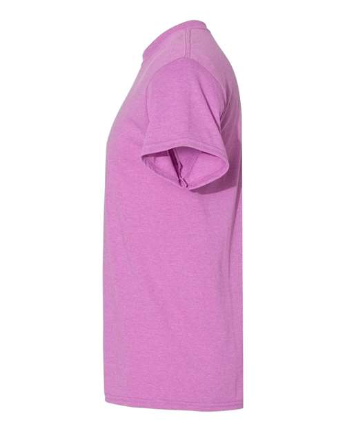 Gildan 5000 Heather Radiant Orchid — direct side