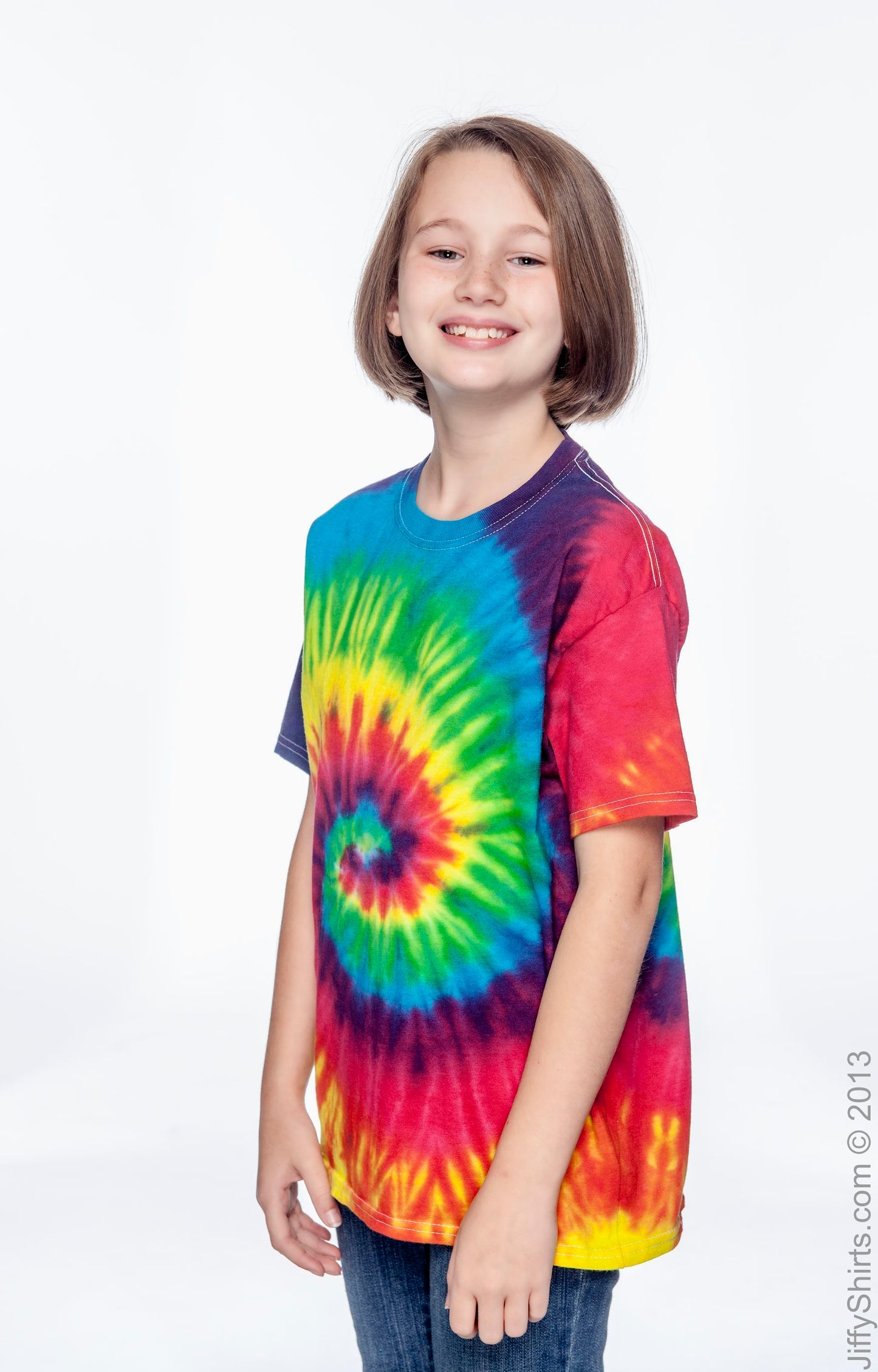 Youth 100% Cotton T-Shirt - Reactive Rainbow