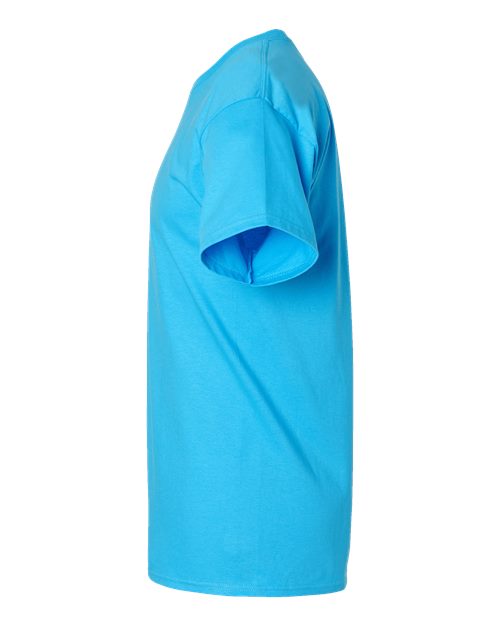 Hanes 5250 Aquatic Blue — direct side