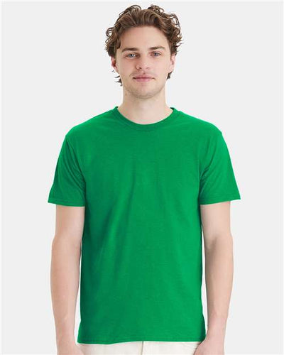 Hanes 4980 Kelly Green — on model front