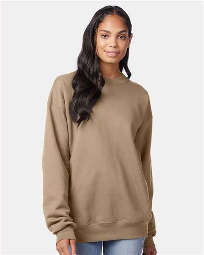Hanes F260 Pebble — on model front
