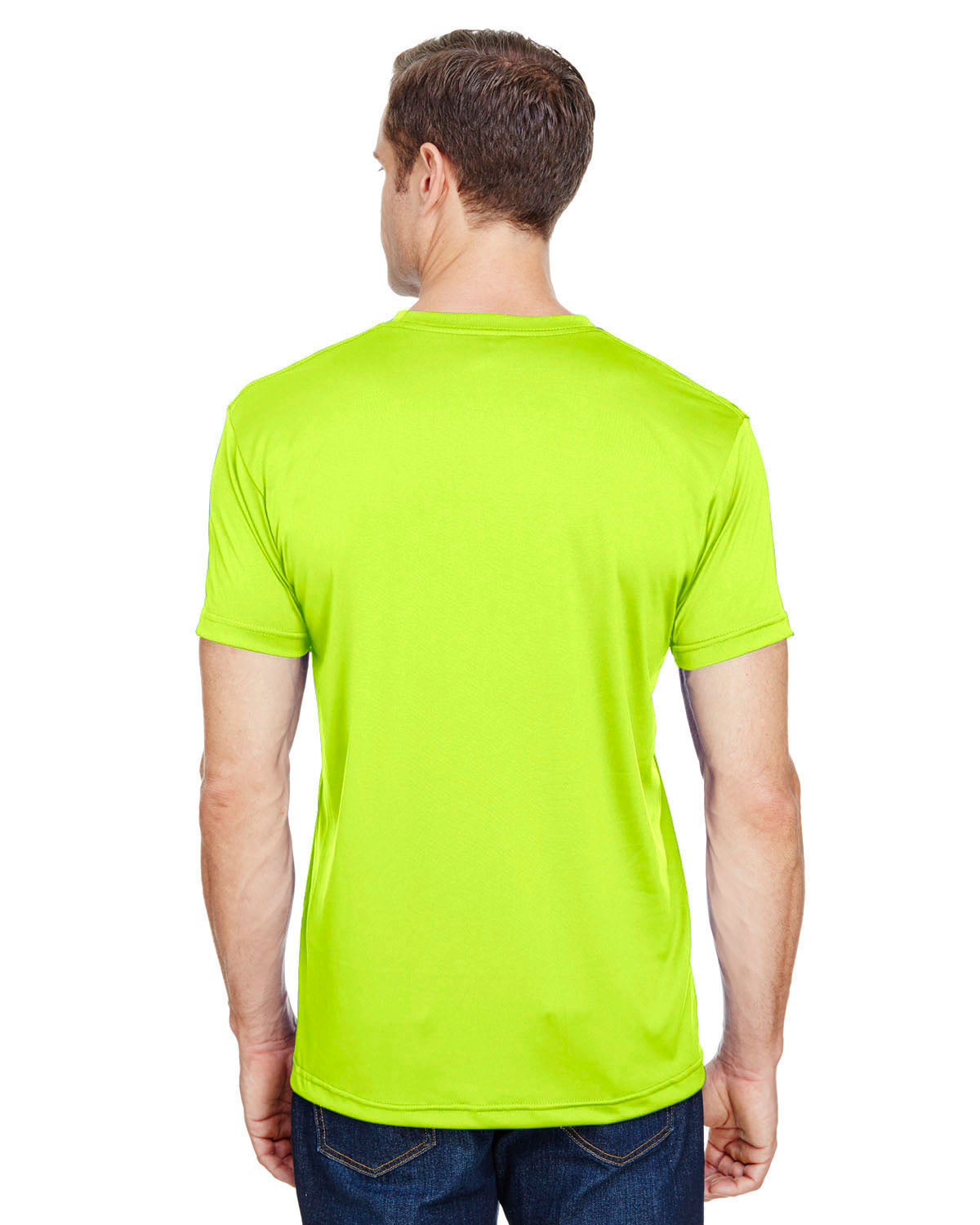 Unisex Polyester Performance T-Shirt - Lime Green