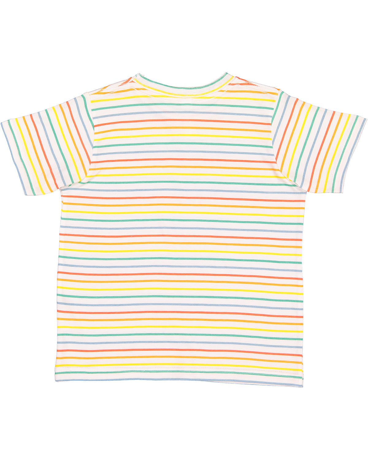 Toddler Fine Jersey T-Shirt - Rainbow Stripe