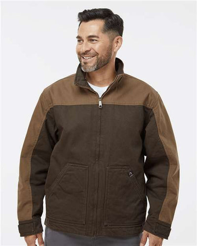 DRI DUCK 5089T Tobacco/ Field Khaki — on model front
