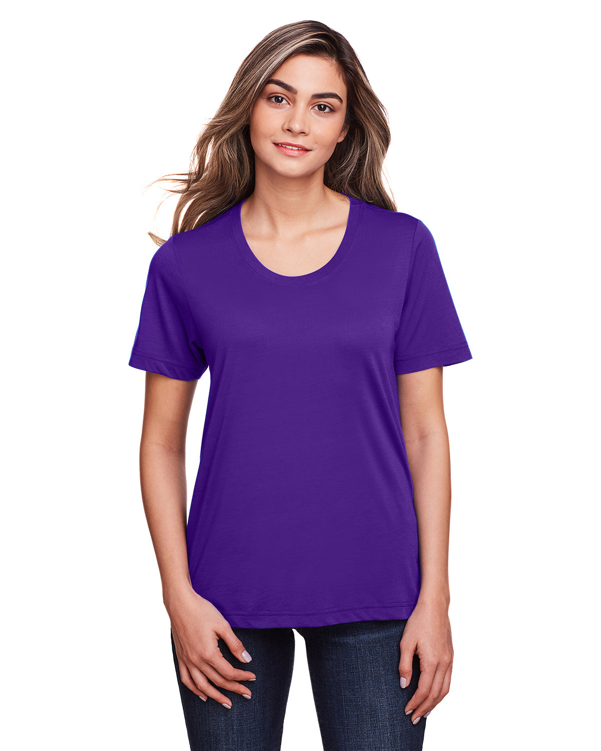 Women's Fusion ChromaSoft��� Performance T-Shirt - Campus Purple