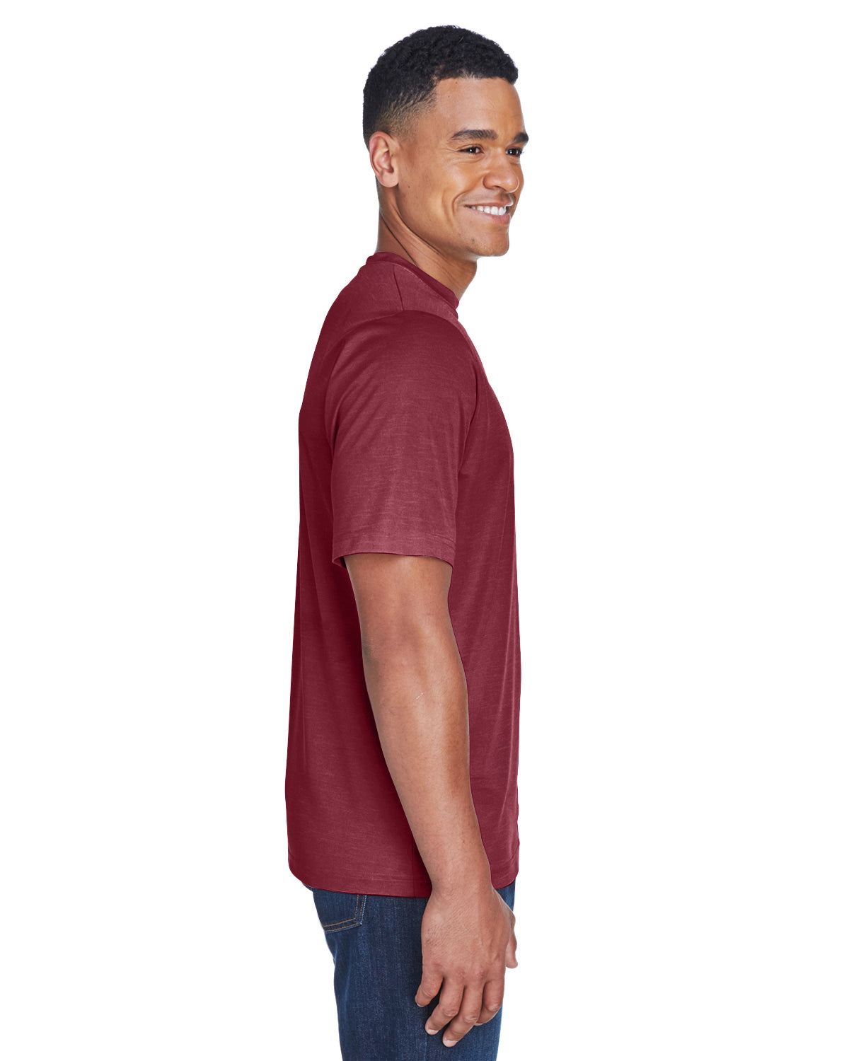 Men's Sonic Heather Performance T-Shirt - Sport Maroon Heather