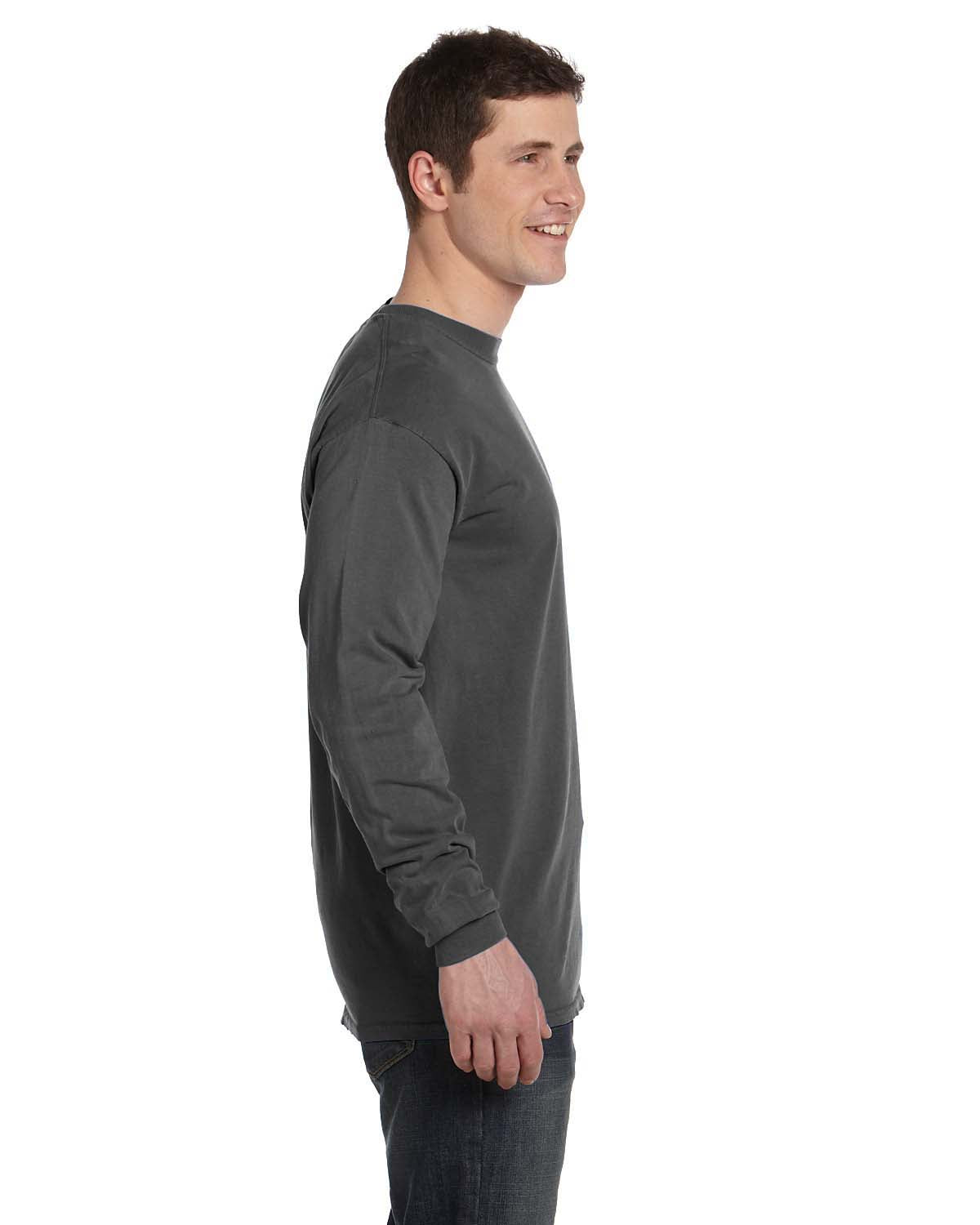 Unisex Heavyweight RS Long-Sleeve T-Shirt - Granite