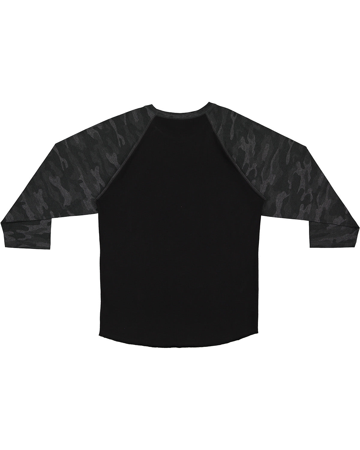 Baseball T-Shirt - Black / Storm Camo