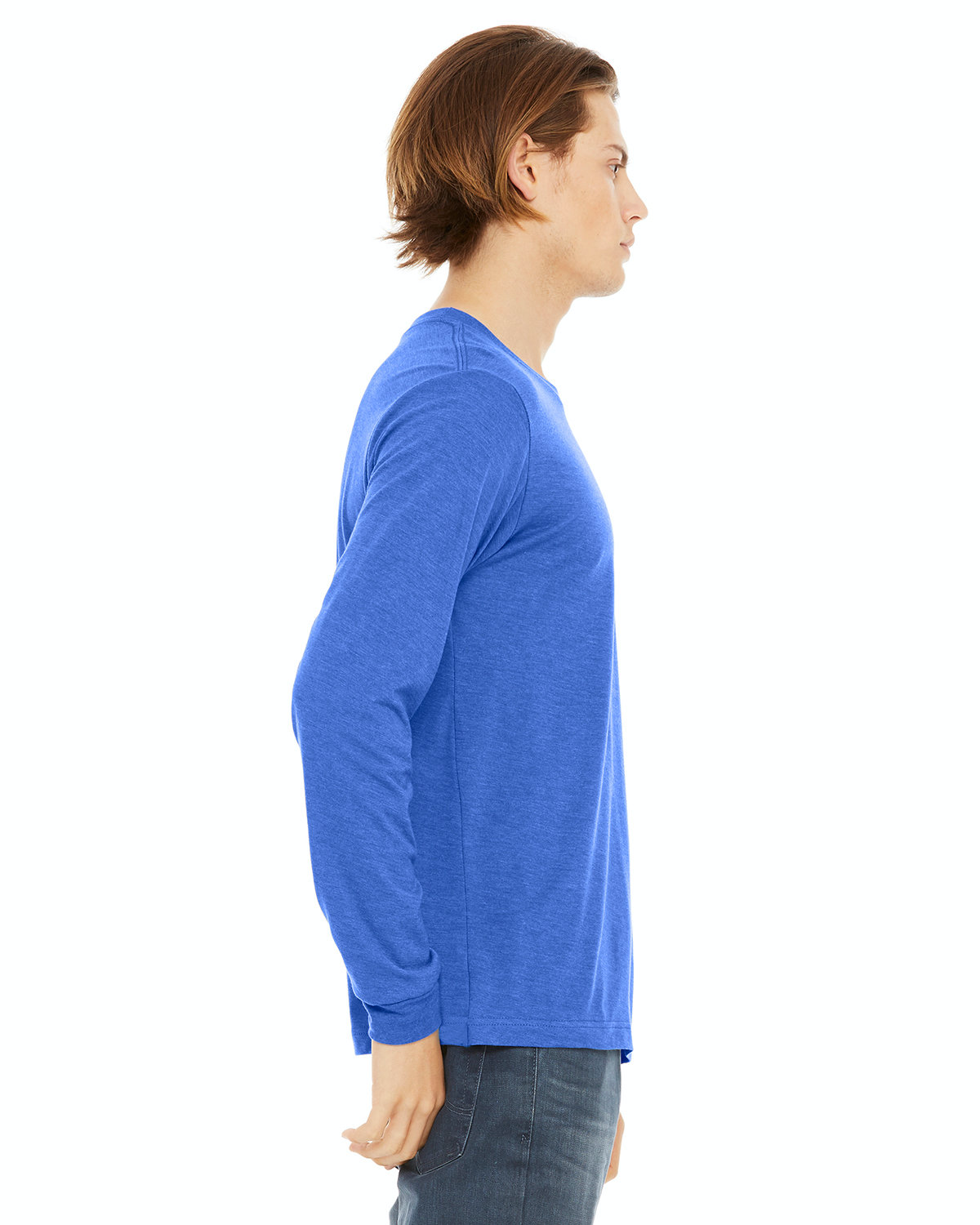 Unisex Jersey Long-Sleeve T-Shirt - True Royal Triblend