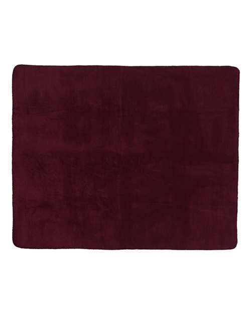 Alpine Fleece 8711 Burgundy — back