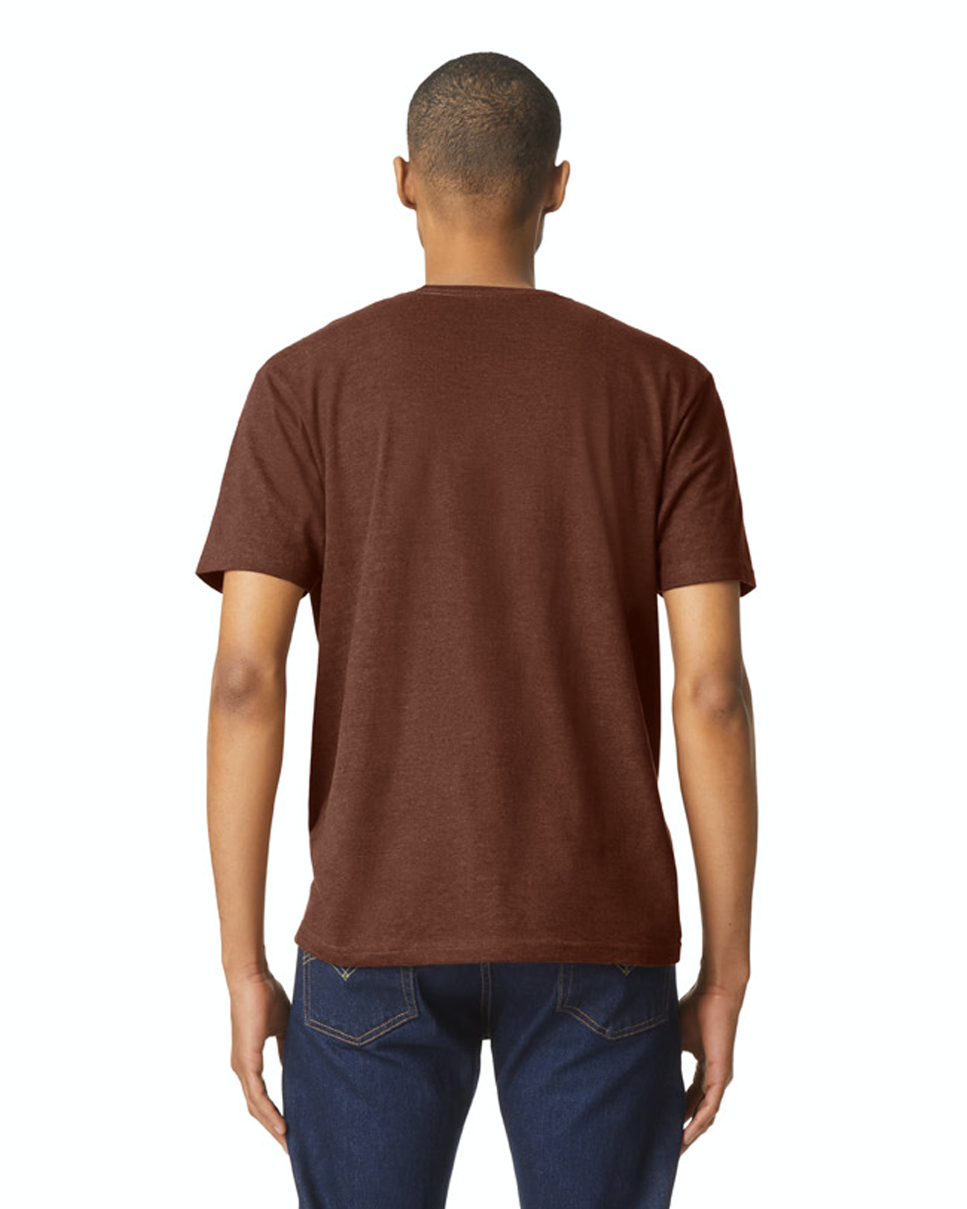 Unisex Softstyle CVC T-Shirt - Cocoa Mist
