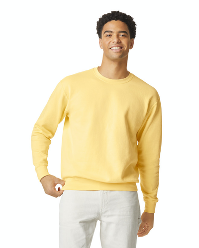 Unisex Lighweight Cotton Crewneck Sweatshirt - Butter