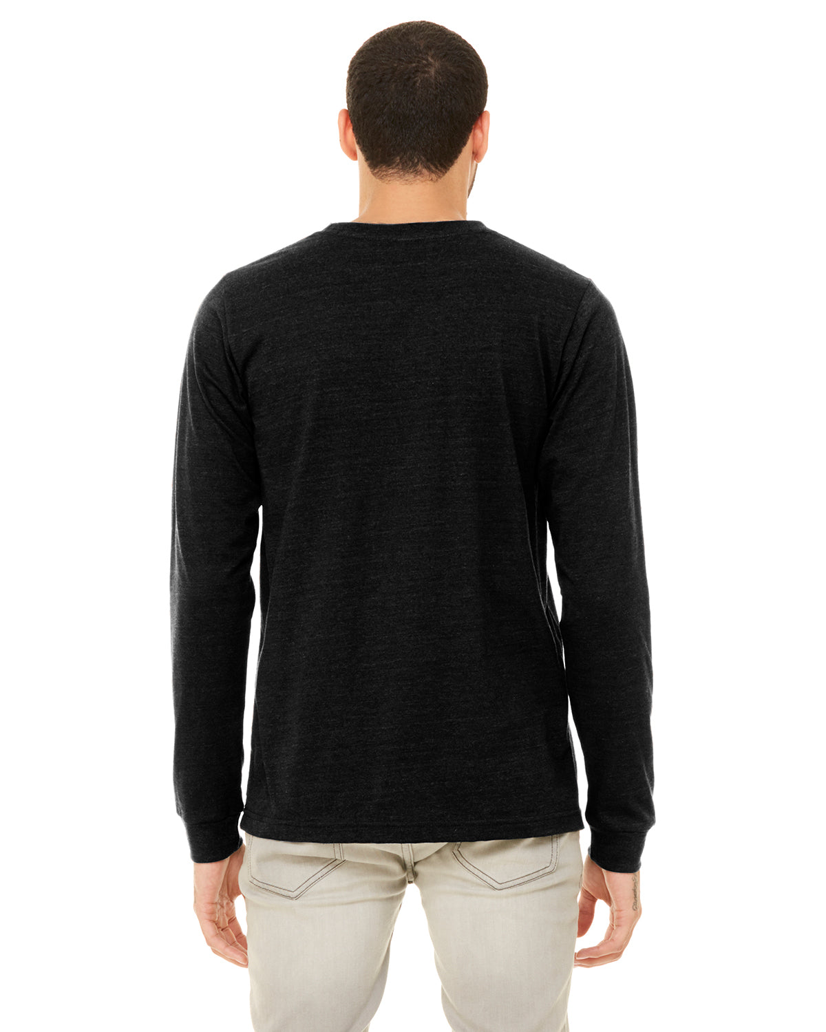 Unisex Jersey Long-Sleeve T-Shirt - Heather Black