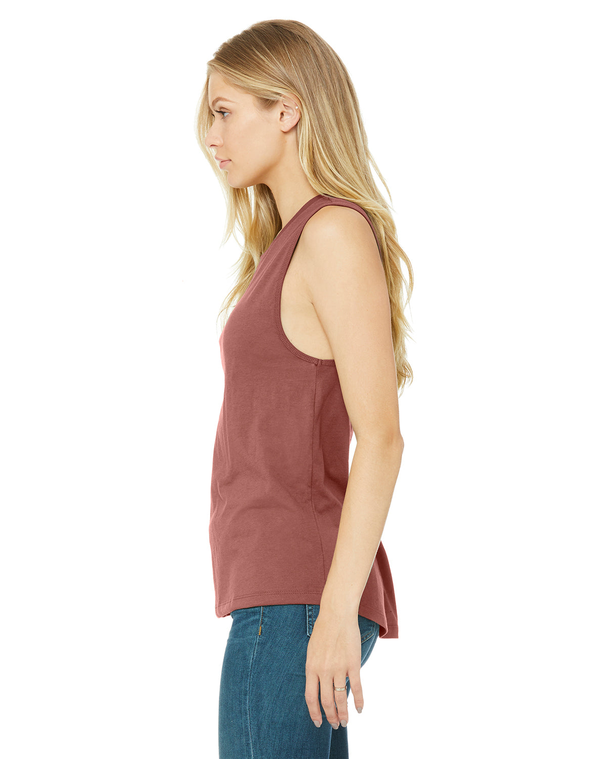 Women's Jersey Muscle Tank - Mauve